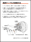 電源ケーブルの接続方法